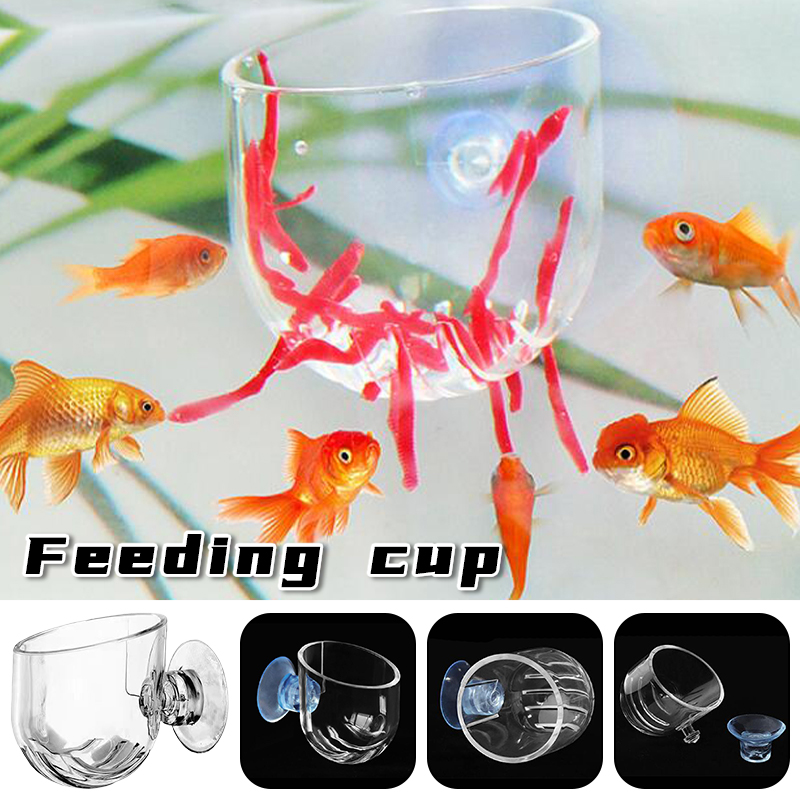 Aquarium Plant Red - Kubek do karmienia czerwonych robaków do