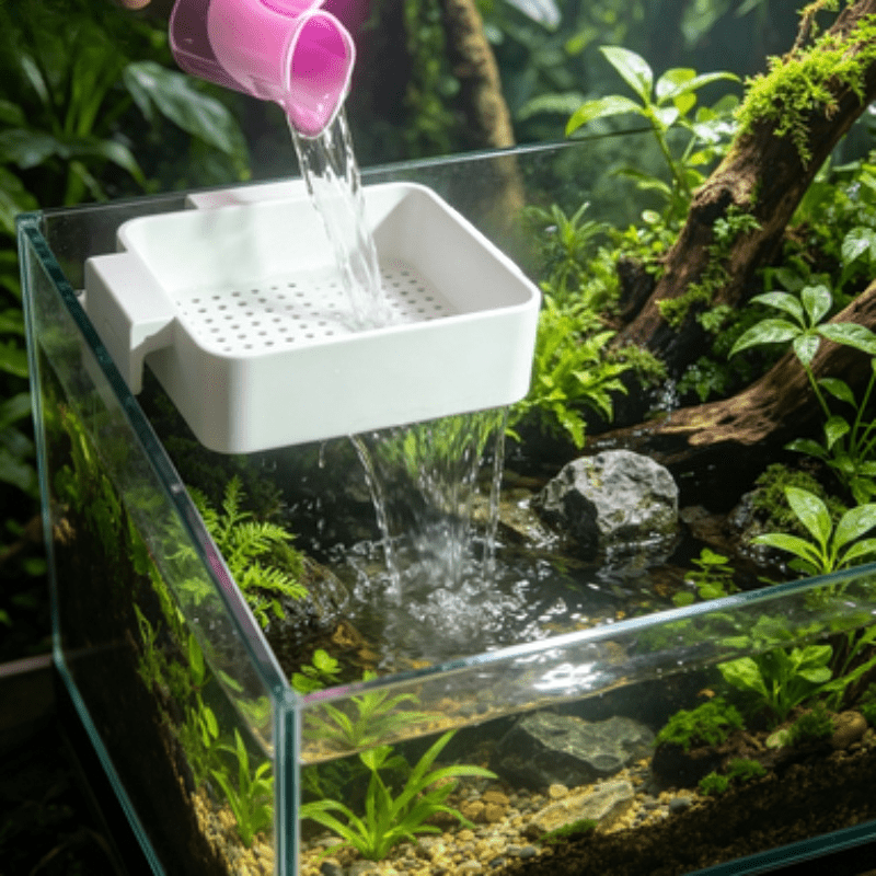 Planted Aquarium With Sand - Przejściówka do wymiany wody w akwarium,