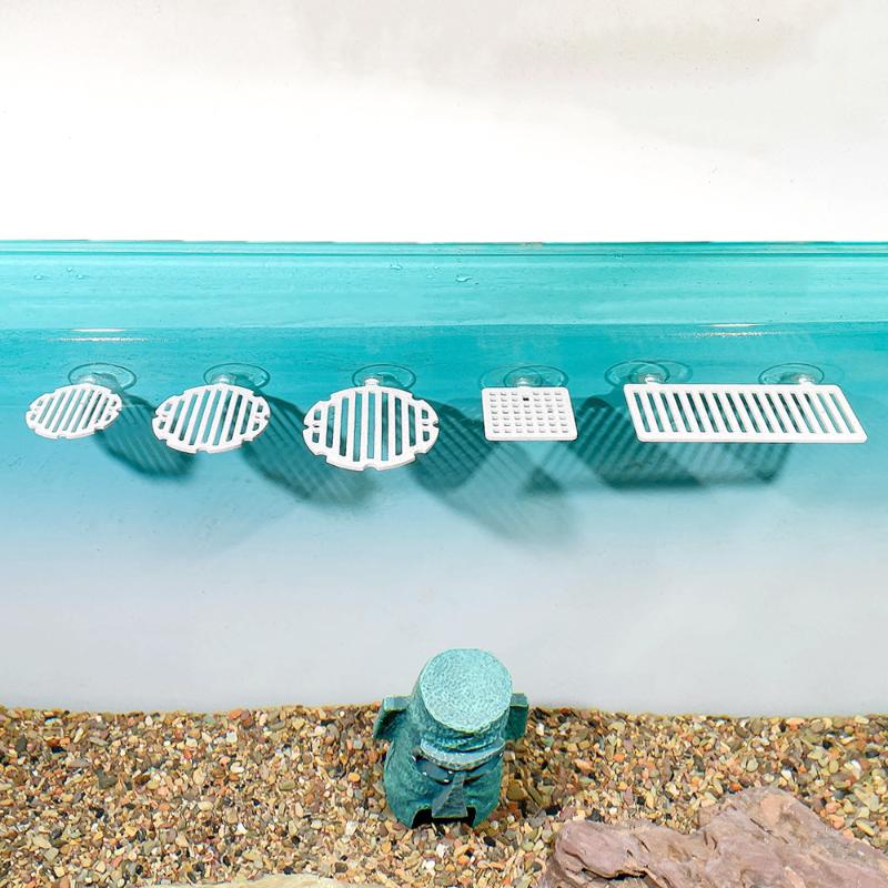 Planted Aquarium Betta - Plastikowy akwarium ze sztuczną siatką, siedzisko