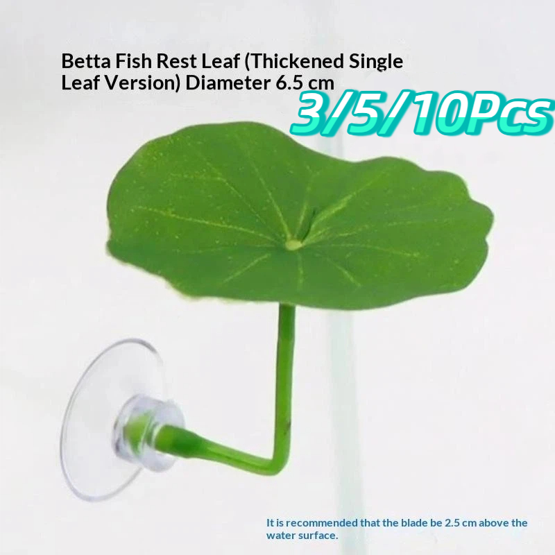 Planted Aquarium Betta - 3/5/10 SZT. Plastikowe Liście Betta, Imitacja