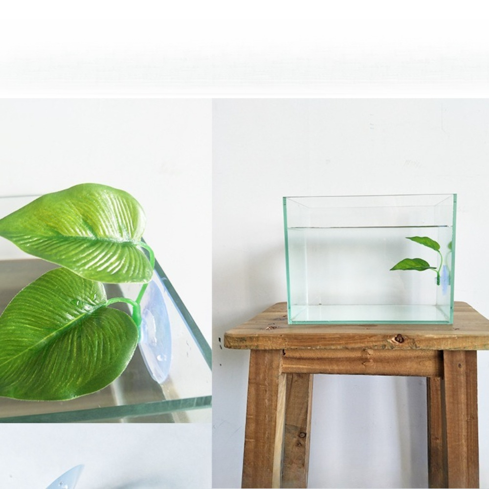 1/3/5/10 Sztuczny hamak z liśc – Aquarium Planted Setup recenzja i cena