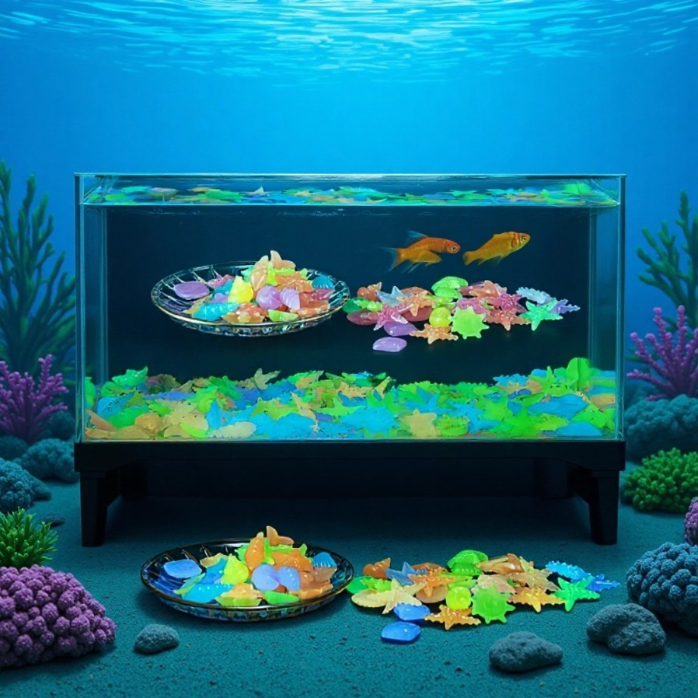 Świecące, luminousowe kamienie – Aquarium Plant Ornament recenzja i cena