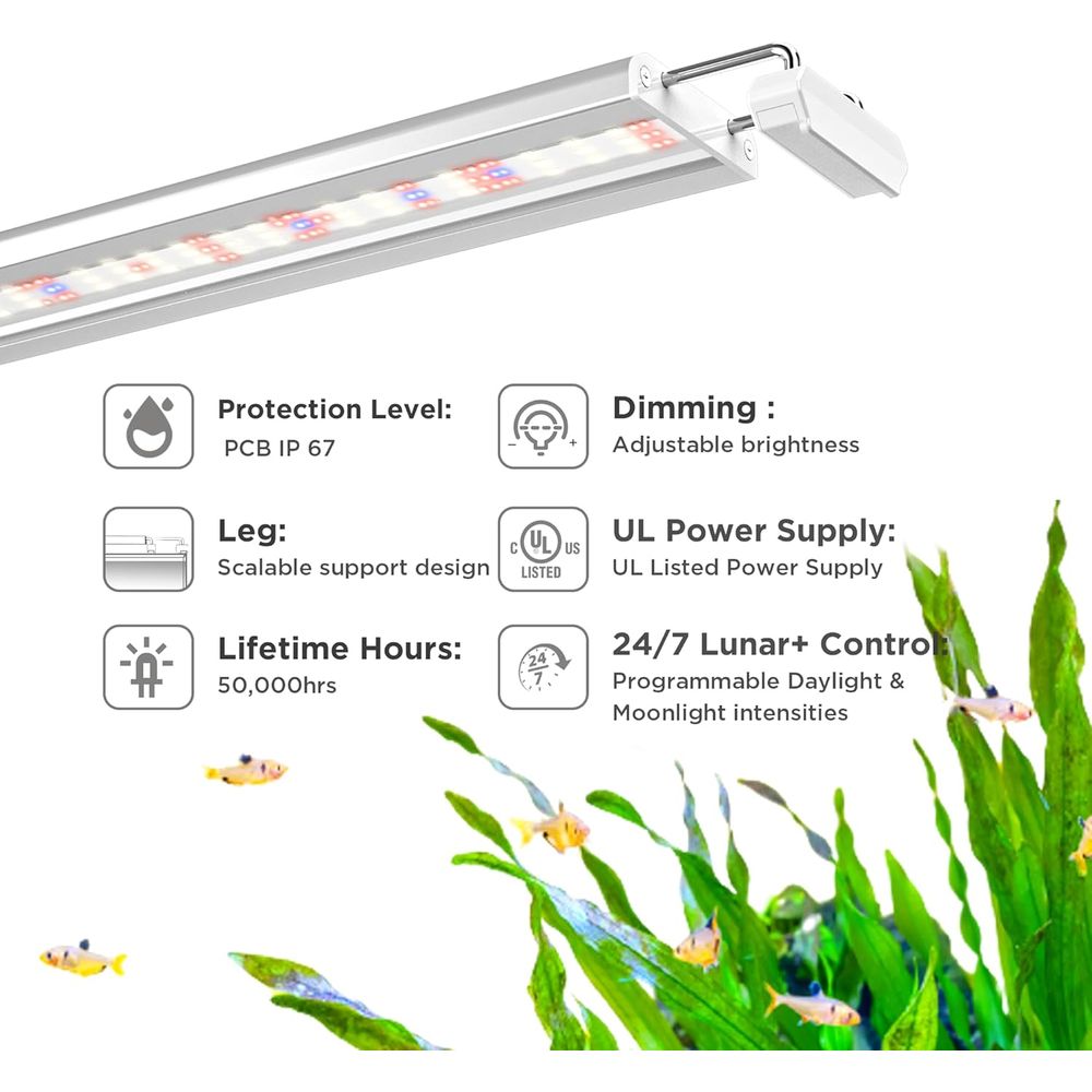 Lampa LED do wzrostu roślin 24 – Aquarium Plant Red recenzja i cena