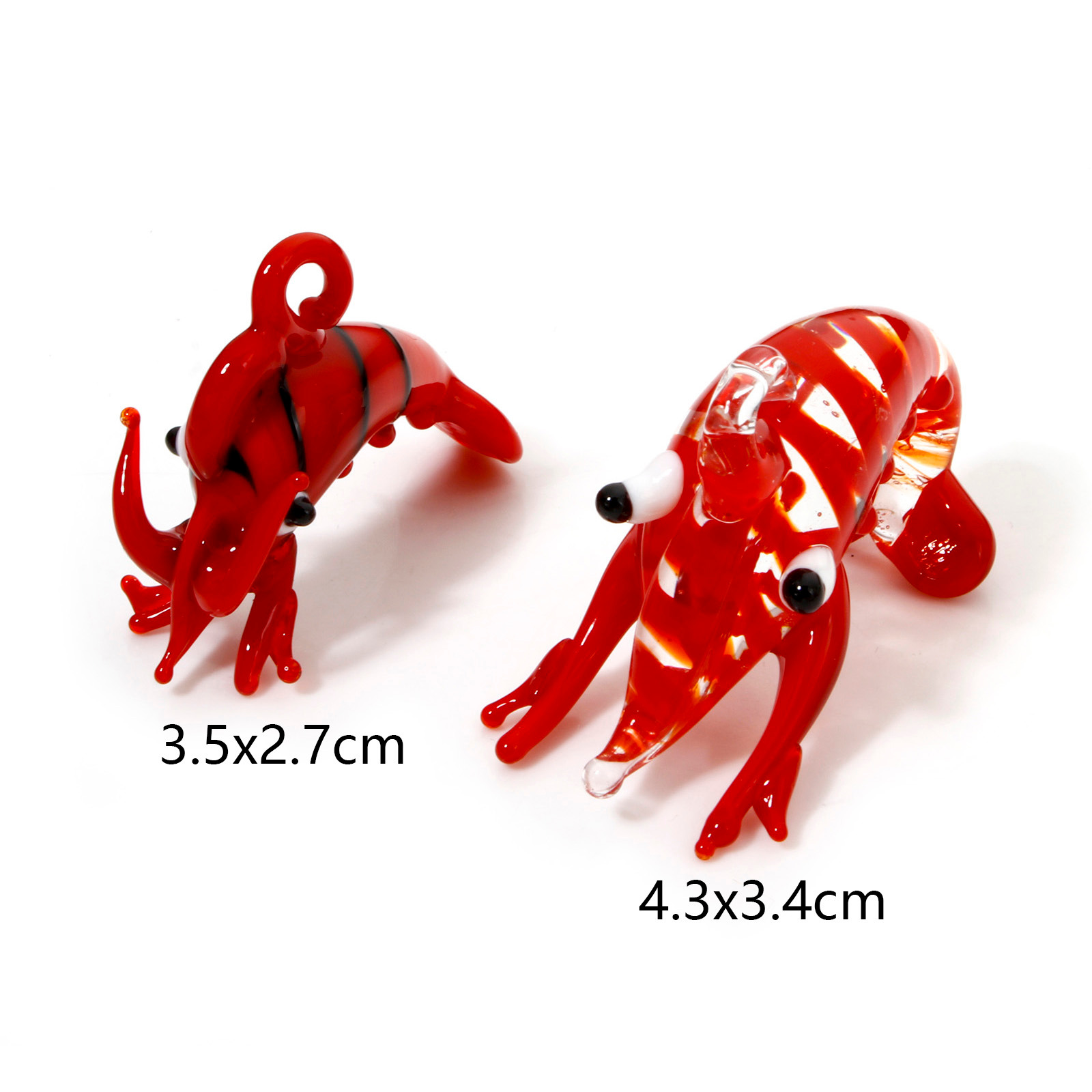 1PCs Cute Red Lobster Lampwork – Aquarium Plant Red recenzja i cena